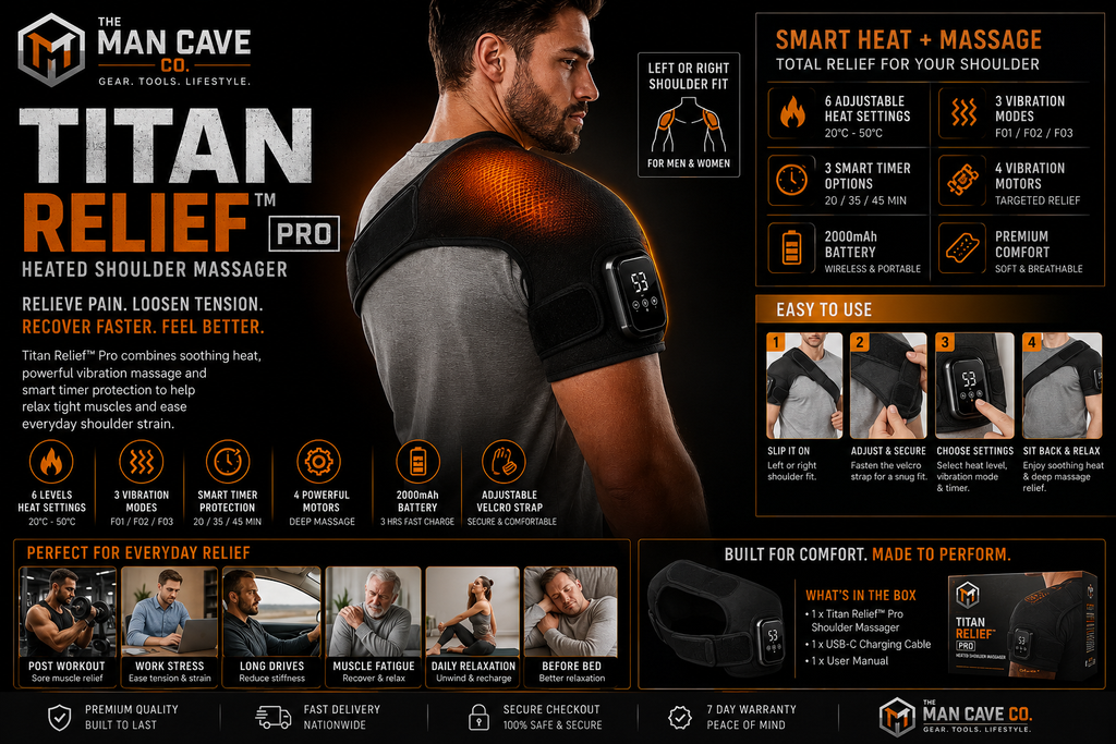 TITAN RELIEF™ PRO — Heated Shoulder Massager