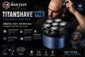 TitanShave™ Pro – 6-Head Magnetic Rotary Shaver